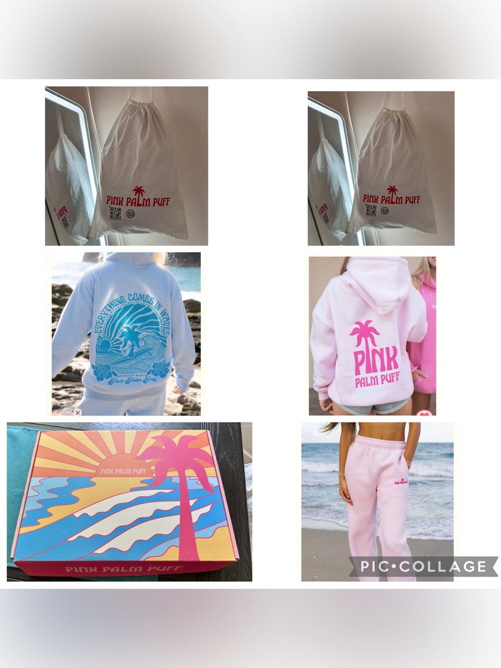 Pink Palm Puff Bundle